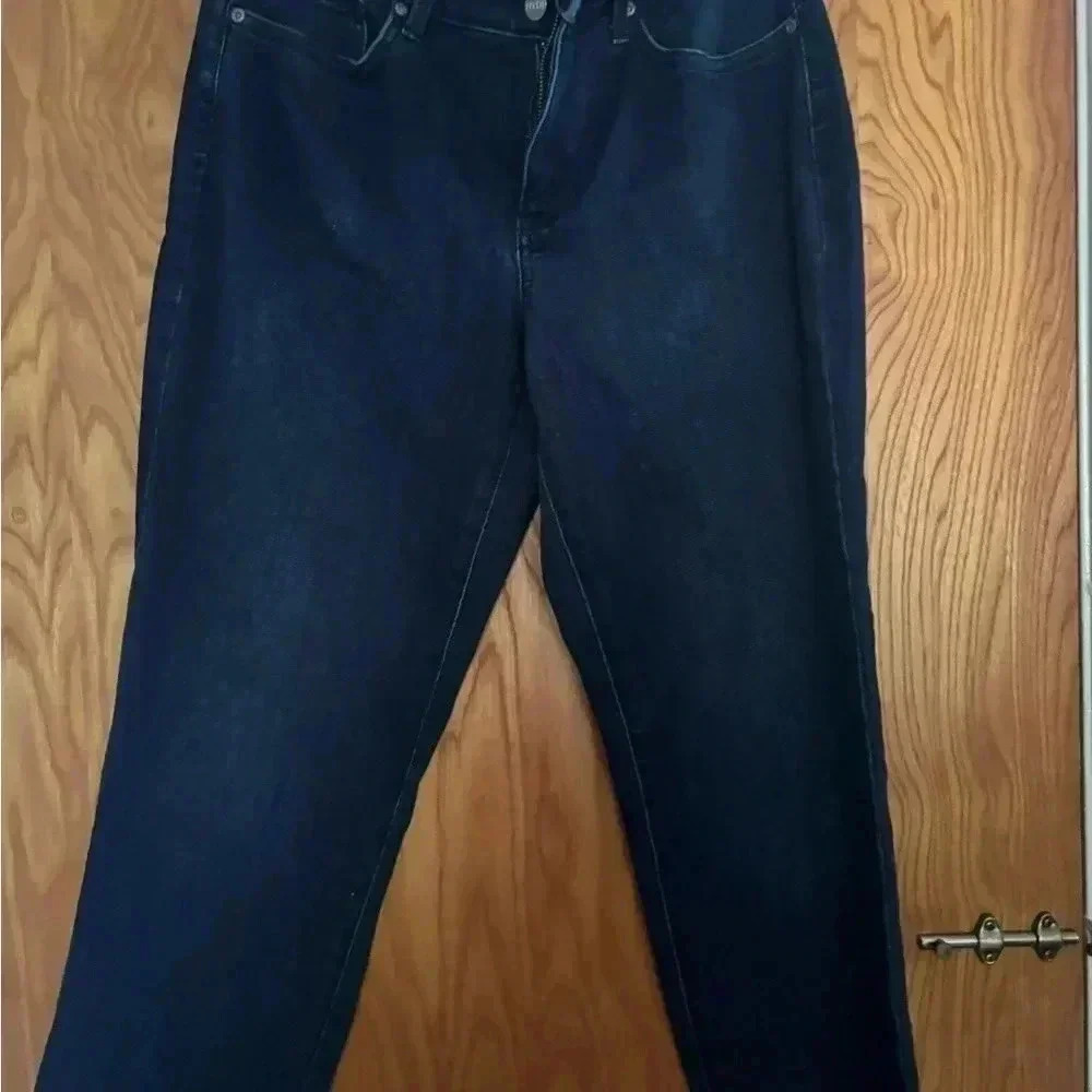 NYDJ Women's Straight Leg Jeans - Navy - Picture 7 of 10